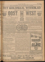 Het Koloniaal Weekblad (13 juli 1922) : Orgaan der Vereeniging Oost en West, Vereeniging Oost en West
