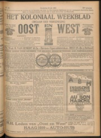 Het Koloniaal Weekblad (20 juli 1922) : Orgaan der Vereeniging Oost en West, Vereeniging Oost en West