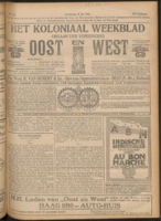 Het Koloniaal Weekblad (27 juli 1922) : Orgaan der Vereeniging Oost en West, Vereeniging Oost en West