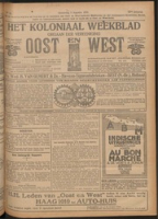 Het Koloniaal Weekblad (3 augustus 1922) : Orgaan der Vereeniging Oost en West, Vereeniging Oost en West