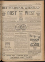 Het Koloniaal Weekblad (26 october 1922) : Orgaan der Vereeniging Oost en West, Vereeniging Oost en West