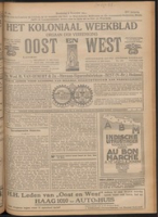 Het Koloniaal Weekblad (2 november 1922) : Orgaan der Vereeniging Oost en West, Vereeniging Oost en West