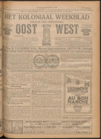 Het Koloniaal Weekblad (30 november 1922) : Orgaan der Vereeniging Oost en West, Vereeniging Oost en West
