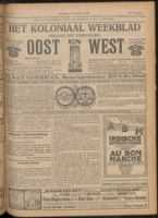 Het Koloniaal Weekblad (21 december 1922) : Orgaan der Vereeniging Oost en West, Vereeniging Oost en West