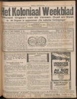 Het Koloniaal Weekblad (2 februari 1923) : Orgaan der Vereeniging Oost en West, Vereeniging Oost en West