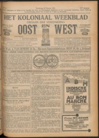 Het Koloniaal Weekblad (22 februari 1923) : Orgaan der Vereeniging Oost en West, Vereeniging Oost en West