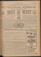 Het Koloniaal Weekblad (22 maart 1923) : Orgaan der Vereeniging Oost en West, Vereeniging Oost en West