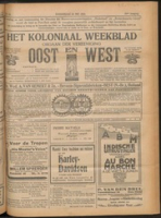 Het Koloniaal Weekblad (24 mei 1923) : Orgaan der Vereeniging Oost en West, Vereeniging Oost en West