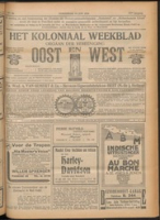 Het Koloniaal Weekblad (14 juni 1923) : Orgaan der Vereeniging Oost en West, Vereeniging Oost en West