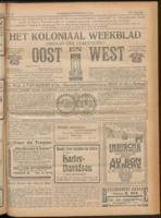 Het Koloniaal Weekblad (9 augustus 1923) : Orgaan der Vereeniging Oost en West, Vereeniging Oost en West