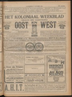 Het Koloniaal Weekblad (11 october 1923) : Orgaan der Vereeniging Oost en West, Vereeniging Oost en West