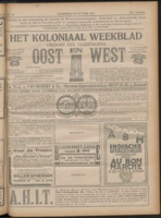 Het Koloniaal Weekblad (18 october 1923) : Orgaan der Vereeniging Oost en West, Vereeniging Oost en West