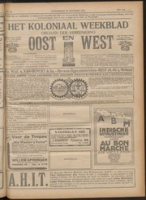 Het Koloniaal Weekblad (25 october 1923) : Orgaan der Vereeniging Oost en West, Vereeniging Oost en West