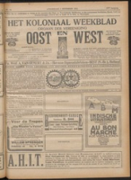 Het Koloniaal Weekblad (1 november 1923) : Orgaan der Vereeniging Oost en West, Vereeniging Oost en West