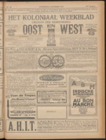 Het Koloniaal Weekblad (6 december 1923) : Orgaan der Vereeniging Oost en West, Vereeniging Oost en West