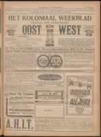 Het Koloniaal Weekblad (27 december 1923) : Orgaan der Vereeniging Oost en West, Vereeniging Oost en West