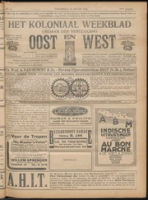 Het Koloniaal Weekblad (24 januari 1924) : Orgaan der Vereeniging Oost en West, Vereeniging Oost en West