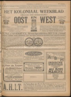 Het Koloniaal Weekblad (31 januari 1924) : Orgaan der Vereeniging Oost en West, Vereeniging Oost en West