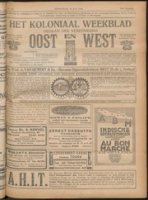 Het Koloniaal Weekblad (10 juli 1924) : Orgaan der Vereeniging Oost en West, Vereeniging Oost en West