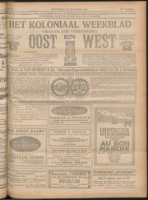 Het Koloniaal Weekblad (28 augustus 1924) : Orgaan der Vereeniging Oost en West, Vereeniging Oost en West