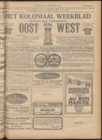 Het Koloniaal Weekblad (11 september 1924) : Orgaan der Vereeniging Oost en West, Vereeniging Oost en West