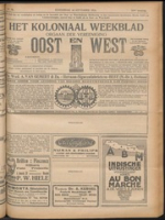 Het Koloniaal Weekblad (18 september 1924) : Orgaan der Vereeniging Oost en West, Vereeniging Oost en West
