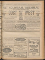 Het Koloniaal Weekblad (25 september 1924) : Orgaan der Vereeniging Oost en West, Vereeniging Oost en West