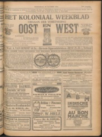 Het Koloniaal Weekblad (16 october 1924) : Orgaan der Vereeniging Oost en West, Vereeniging Oost en West