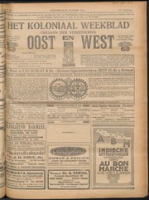Het Koloniaal Weekblad (30 october 1924) : Orgaan der Vereeniging Oost en West, Vereeniging Oost en West