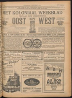 Het Koloniaal Weekblad (4 december 1924) : Orgaan der Vereeniging Oost en West, Vereeniging Oost en West
