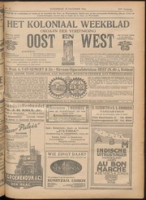 Het Koloniaal Weekblad (18 december 1924) : Orgaan der Vereeniging Oost en West, Vereeniging Oost en West