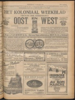 Het Koloniaal Weekblad (15 januari 1925) : Orgaan der Vereeniging Oost en West, Vereeniging Oost en West