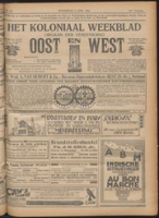 Het Koloniaal Weekblad (2 april 1925) : Orgaan der Vereeniging Oost en West, Vereeniging Oost en West