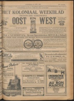 Het Koloniaal Weekblad (23 april 1925) : Orgaan der Vereeniging Oost en West, Vereeniging Oost en West
