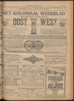 Het Koloniaal Weekblad (30 april 1925) : Orgaan der Vereeniging Oost en West, Vereeniging Oost en West