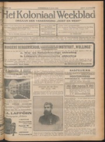 Het Koloniaal Weekblad (9 juli 1925) : Orgaan der Vereeniging Oost en West, Vereeniging Oost en West