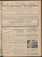 Het Koloniaal Weekblad (16 juli 1925) : Orgaan der Vereeniging Oost en West, Vereeniging Oost en West