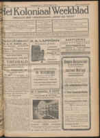 Het Koloniaal Weekblad (17 september 1925) : Orgaan der Vereeniging Oost en West