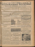 Het Koloniaal Weekblad (5 november 1925) : Orgaan der Vereeniging Oost en West