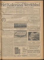 Het Koloniaal Weekblad (3 december 1925) : Orgaan der Vereeniging Oost en West