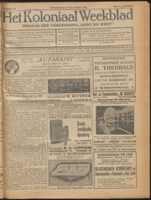 Het Koloniaal Weekblad (31 december 1925) : Orgaan der Vereeniging Oost en West