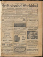 Het Koloniaal Weekblad (7 januari 1926) : Orgaan der Vereeniging Oost en West