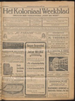 Het Koloniaal Weekblad (21 januari 1926) : Orgaan der Vereeniging Oost en West