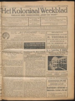 Het Koloniaal Weekblad (28 januari 1926) : Orgaan der Vereeniging Oost en West