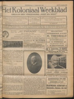 Het Koloniaal Weekblad (11 februari 1926) : Orgaan der Vereeniging Oost en West