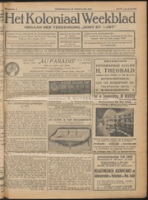 Het Koloniaal Weekblad (25 februari 1926) : Orgaan der Vereeniging Oost en West
