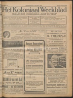 Het Koloniaal Weekblad (18 maart 1926) : Orgaan der Vereeniging Oost en West