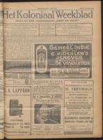 Het Koloniaal Weekblad (6 mei 1926) : Orgaan der Vereeniging Oost en West