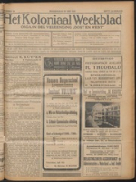 Het Koloniaal Weekblad (20 mei 1926) : Orgaan der Vereeniging Oost en West