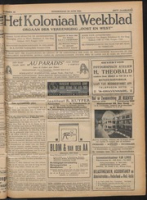 Het Koloniaal Weekblad (24 juni 1926) : Orgaan der Vereeniging Oost en West